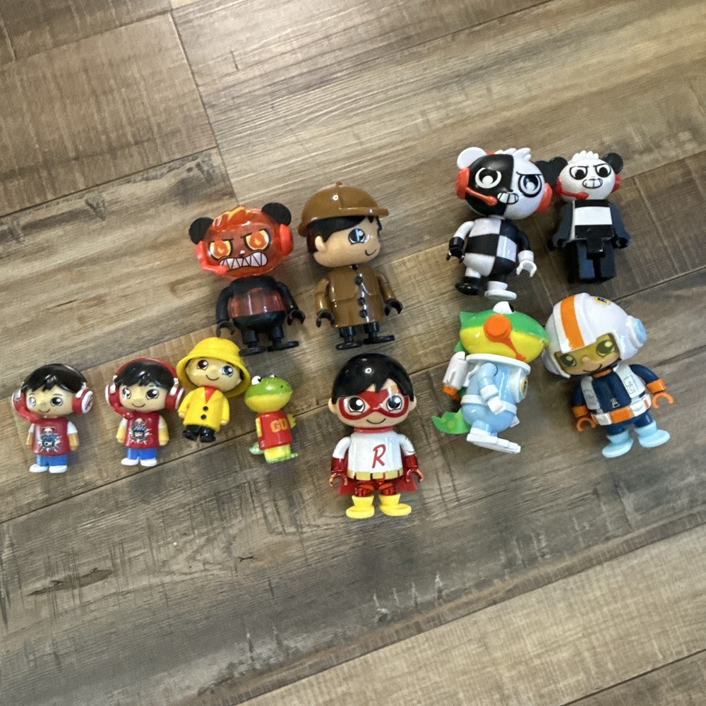 Ryan's World Figures Lot of 11